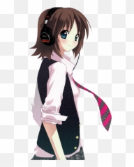 Pin - Anime Girl Cool png