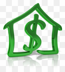 Dollars Clipart Powerpoint Transparent - House Logo With Money Sign png