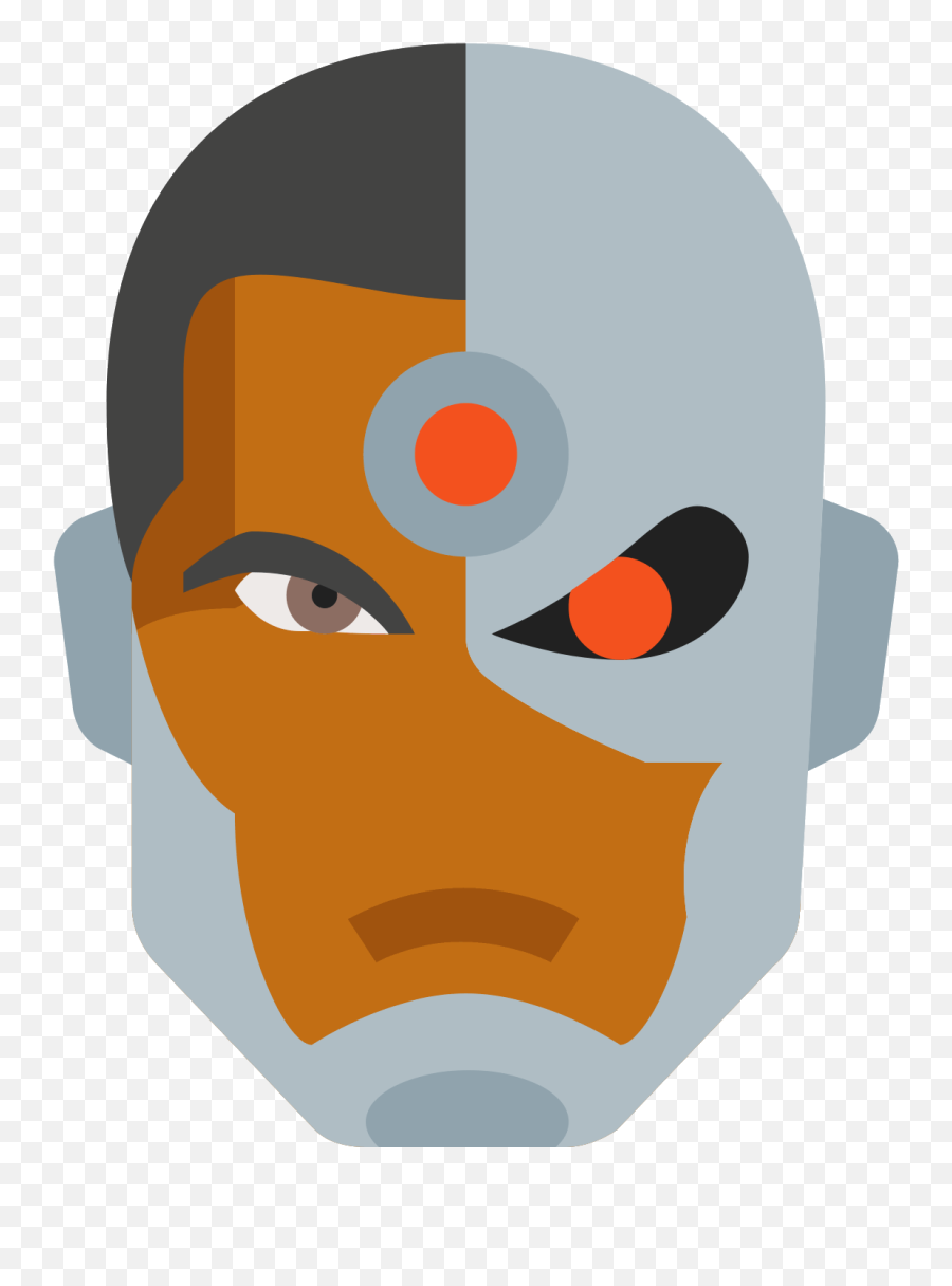 Cyborg Png Transparent Image Cyborg Cartoon Dc Head Cyborg Png Free Transparent Png Images Pngaaa Com - cyborg face roblox