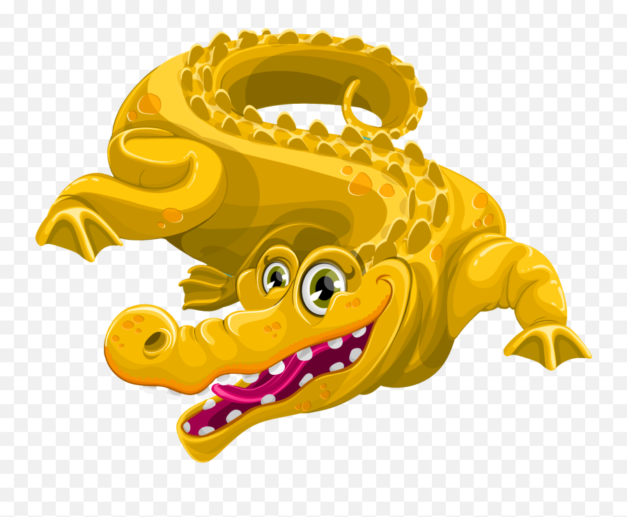 Crocodile Vector Png Transparent Image - Pngpix Gold Crocodile Clipart,Crocodile Png
