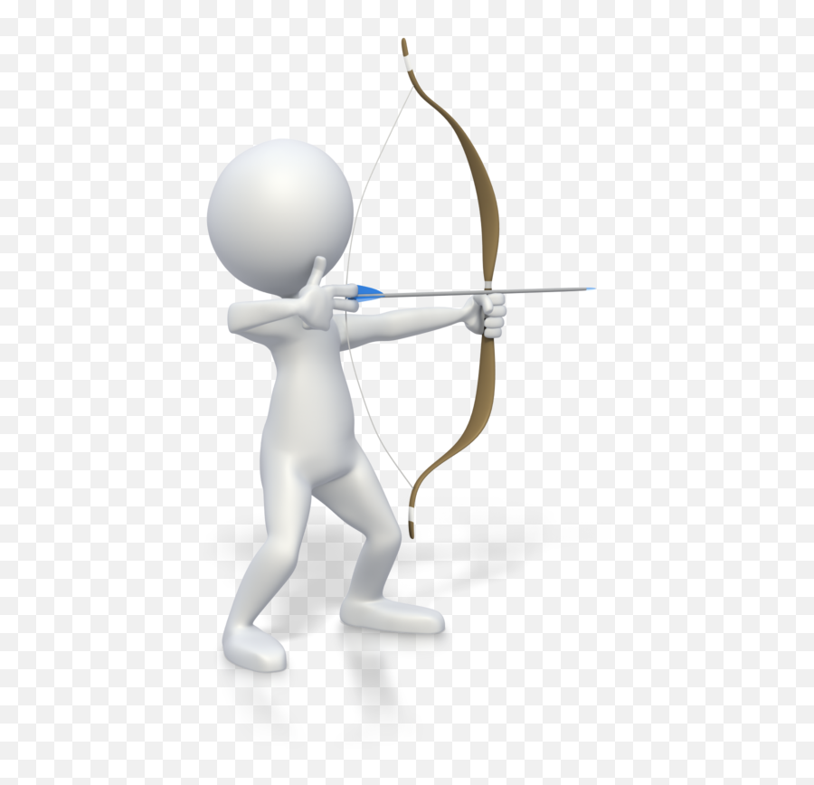 3d Stickman Png - I Got This Stick Figure With Weapon Bow And Arrow Clip Art,Stickman Png