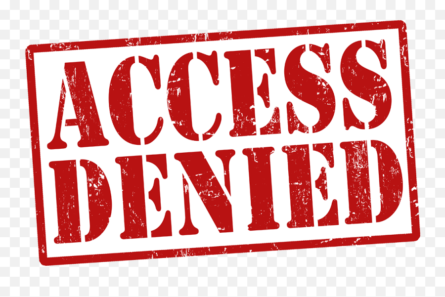 Access Denied Png 5 Image - Access Denied Logo Png,Denied Png
