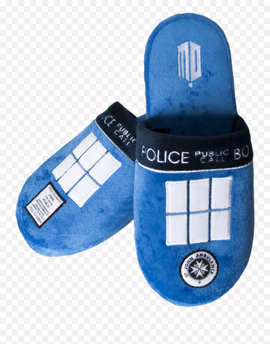 Doctor Who Tardis Adult Mule Slippers Us 9 - 11 Zapatillas Casa Doctor Png,Tardis Png