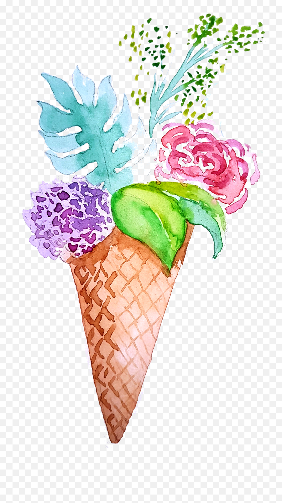 Download Icecream Plant - Ideas2earth Ice Cream Cone Png Ice Cream Cone,Ice Cream Cone Transparent Background