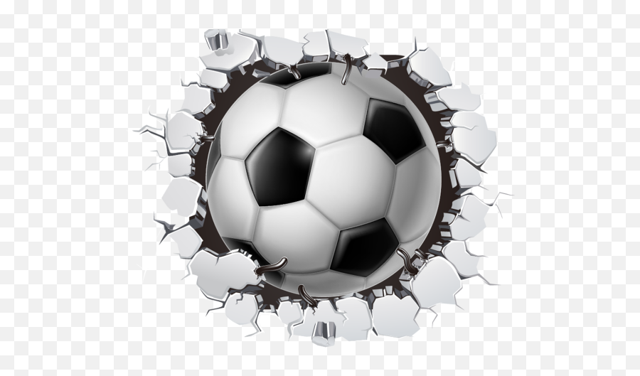 Golf Ball Clipart Wall Crack - Soccer Ball Png Transparent Transparent Soccer Png,Soccer Ball Clipart Png