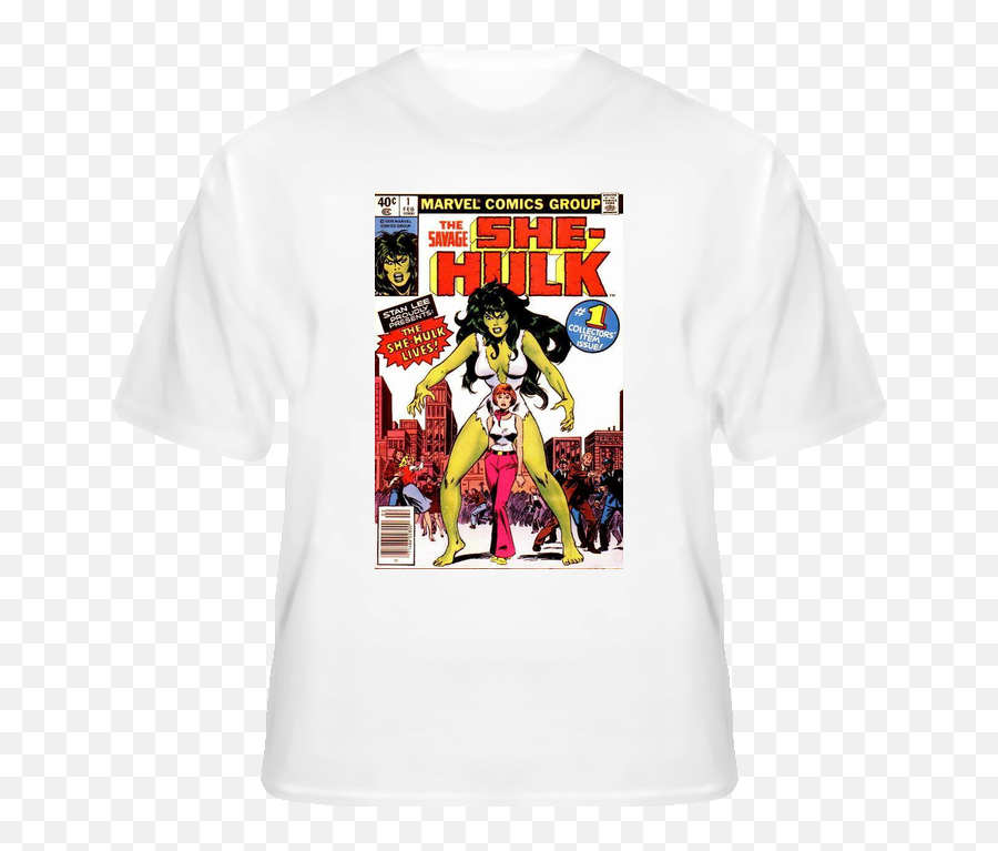 The Savage She Hulk Comic T Shirt - She Hulk Comic Png,She Hulk Png