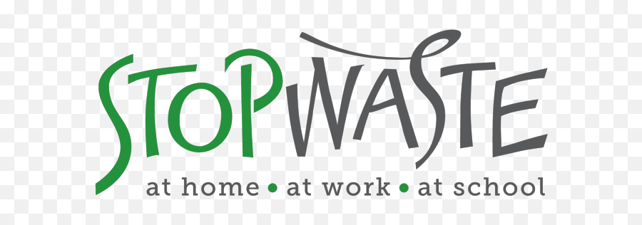 Stopwaste Logos - Home Work School Stopwaste Logo Png,Wasted Png