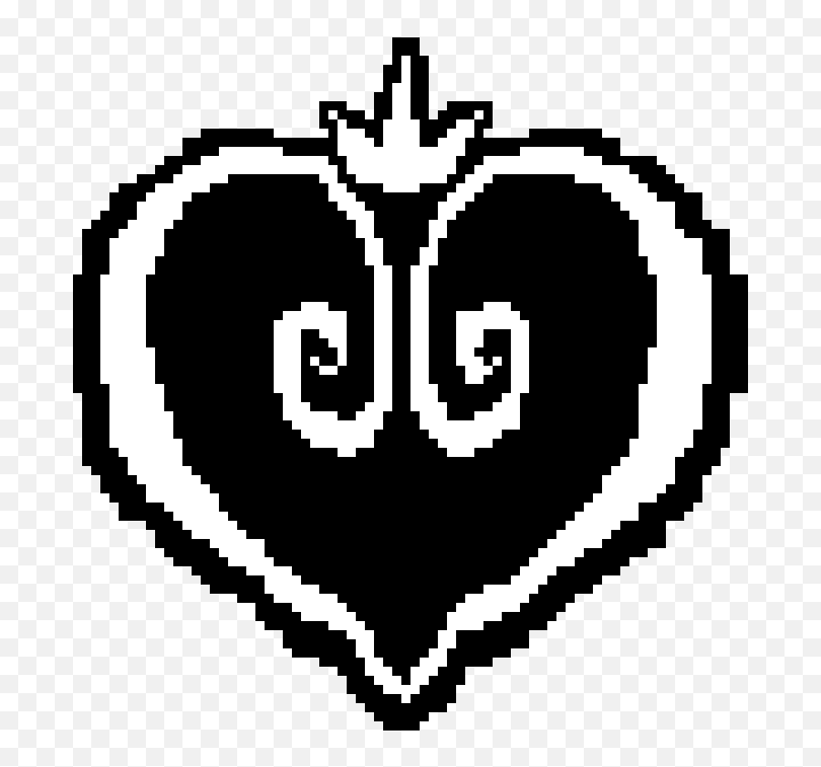 Pixel Art Kingdom Hearts Kingdomhearts - Emblem Png,Kingdom Hearts Logo Transparent