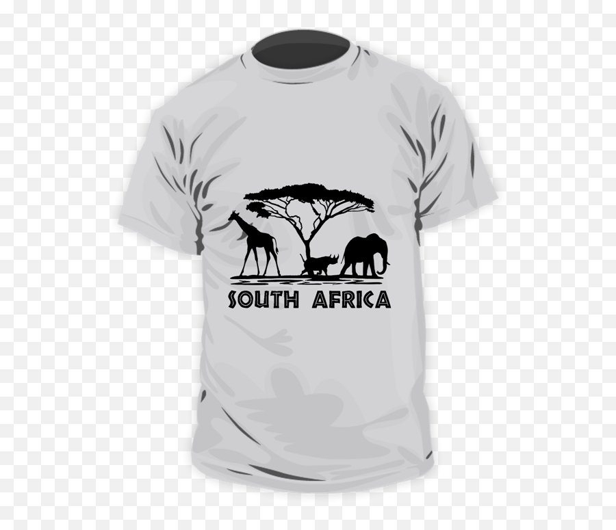 Mens T Shirt - Africa Tree White T Shirt Png,African Tree Png