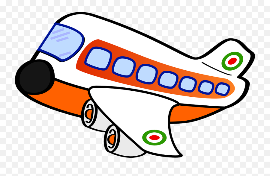 Plane Png - Airplane Cartoon,Cartoon Plane Png