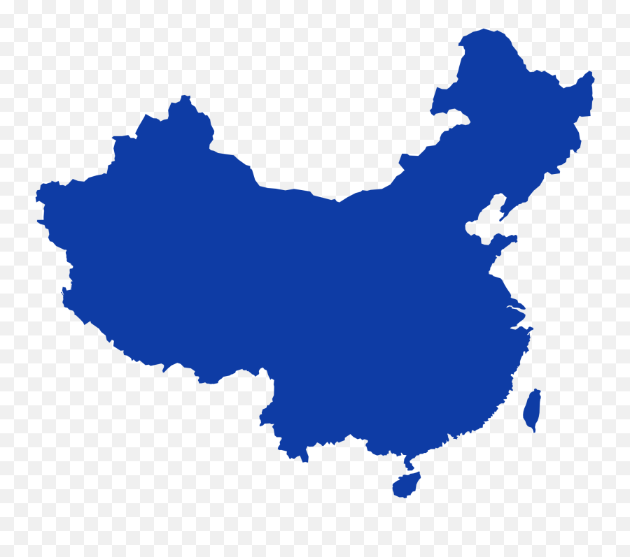 China Flag Map Png Clipart - China Map Png,China Map Png