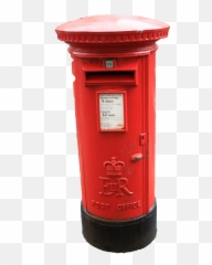 Antique Mailbox - Red Post Box Png