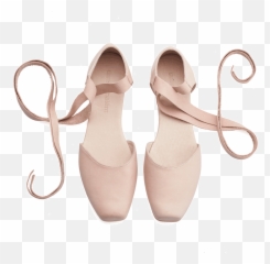 Download Hd Ana Blush Pink Leather - Ballerina Shoes Hd Png,Ballerina Shoes Png