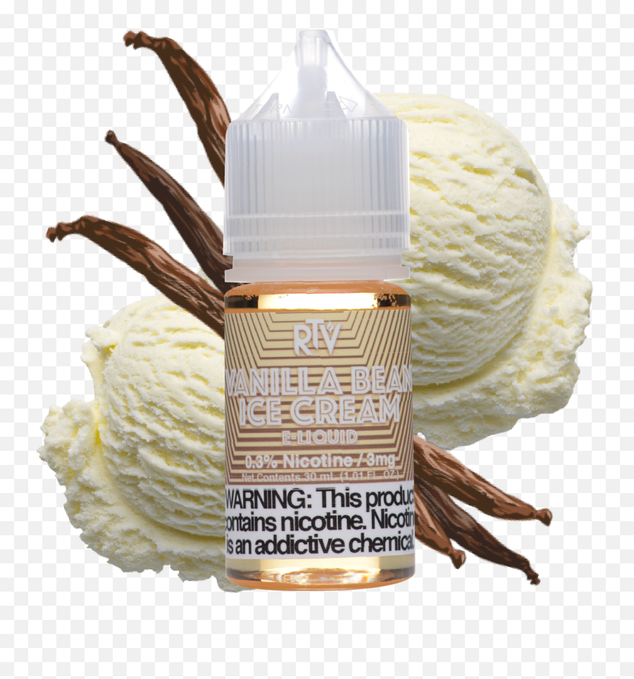 E - Liquid Vanilla Bean Ice Cream Ice Cream Scoop Vector Png,Vanilla Bean Png