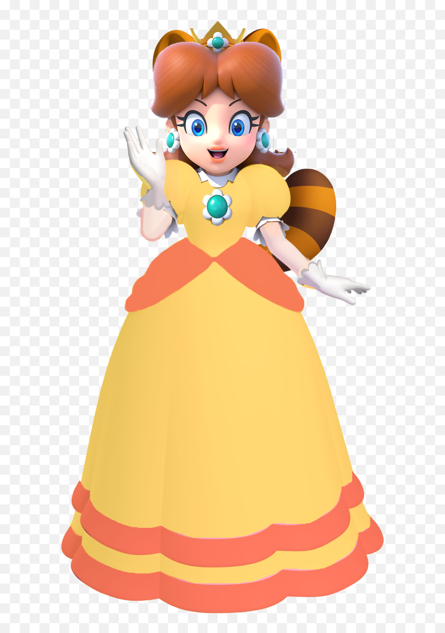 Download Raccoon Princess Daisy - Princesa Daisy Mario Bros Png,Princess Daisy Png