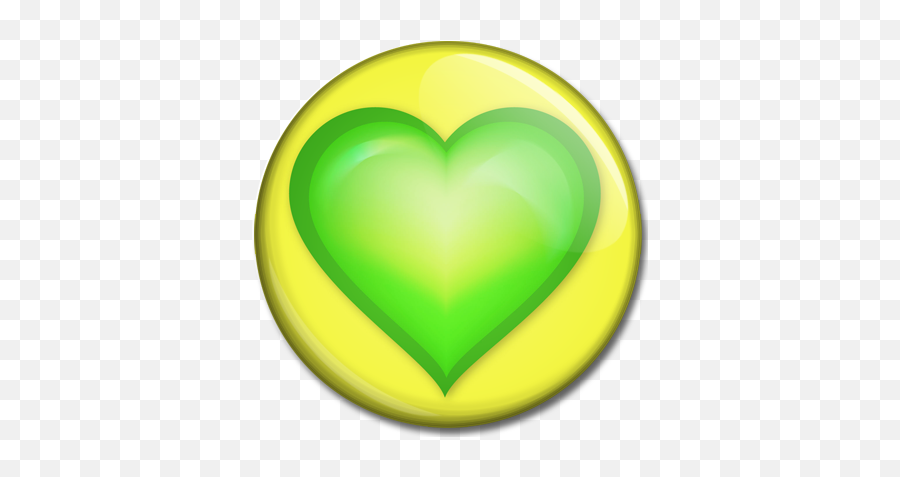 Green Heart - Green Heart And Yellow Heart Png,Yellow Heart Png