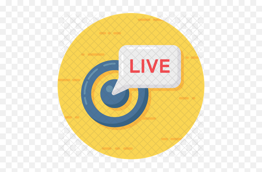 Live Streaming Icon Of Flat Style - Circle Png,Streaming Logos