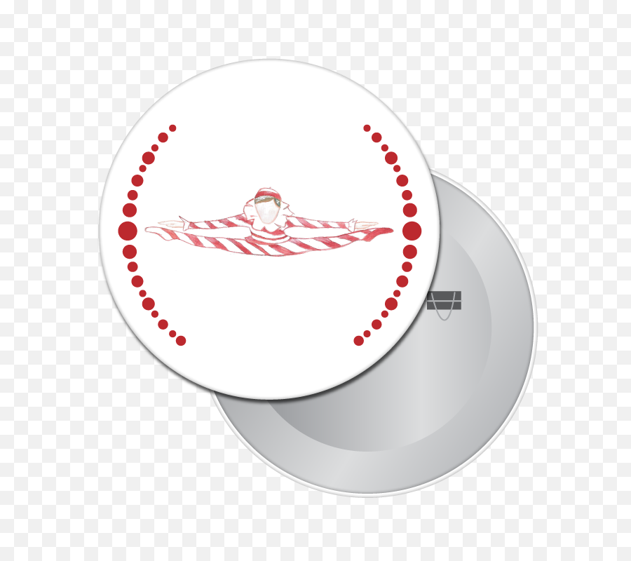 Download Hd Peppermint Candy Cane Button Magnet - Lucky Clip Art Png,Peppermint Candy Png