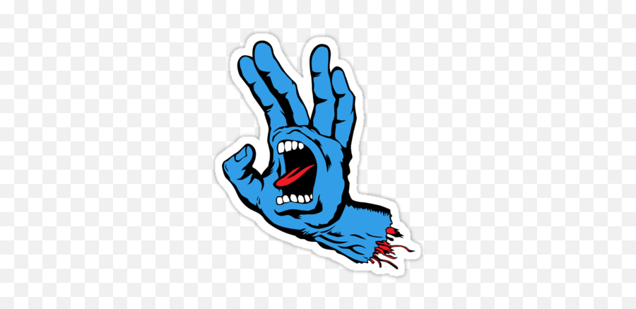 Spock Screaming Hand By Neizan Com Imagens Desenhos - Screaming Hand Santa Cruz Logo Png,Zombie Hand Png