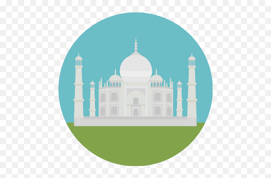 Taj Mahal Png Icon - Taj Mahal Vector Png,Taj Mahal Png