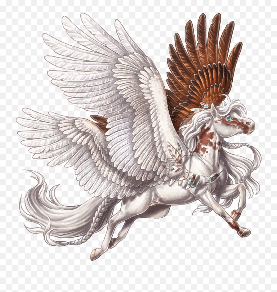 Download Hd Pegasus Png High - Pegasus Art,Pegasus Png