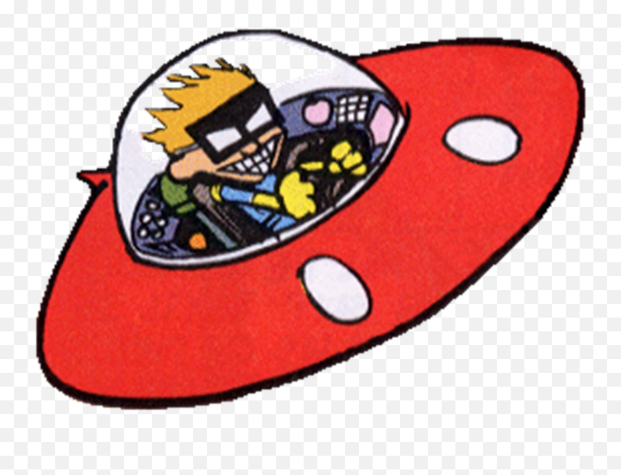 Download Hd Spiffu0027s Spacecraft - Calvin And Hobbes Spaceman Spaceship Calvin And Hobbes Spaceman Spiff Png,Calvin And Hobbes Transparent