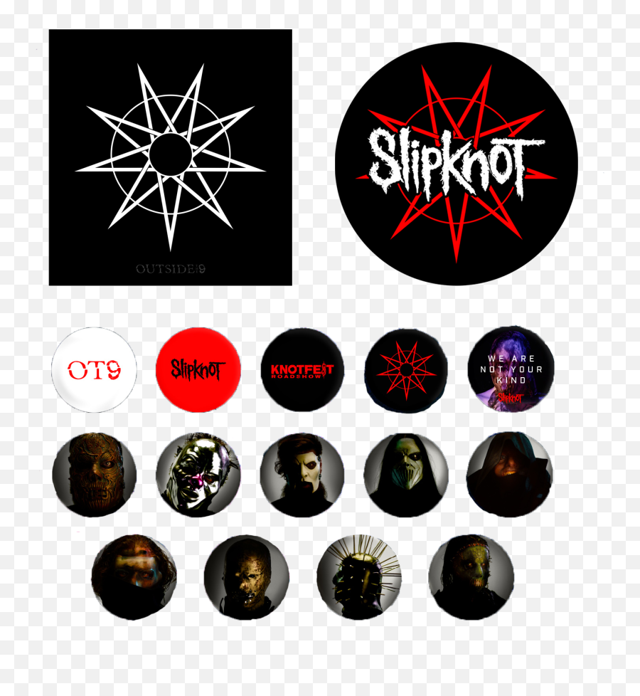 Limited Edition Button And Patch Bundle - Dot Png,Slipknot Logo Transparent
