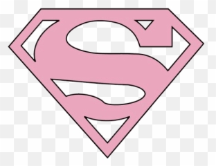 Pink Girly Tumblr Pastel Bynisha - Superwoman Logo png