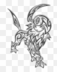 Absol Tribal 512x Source - Absol Vector Png,Absol Png