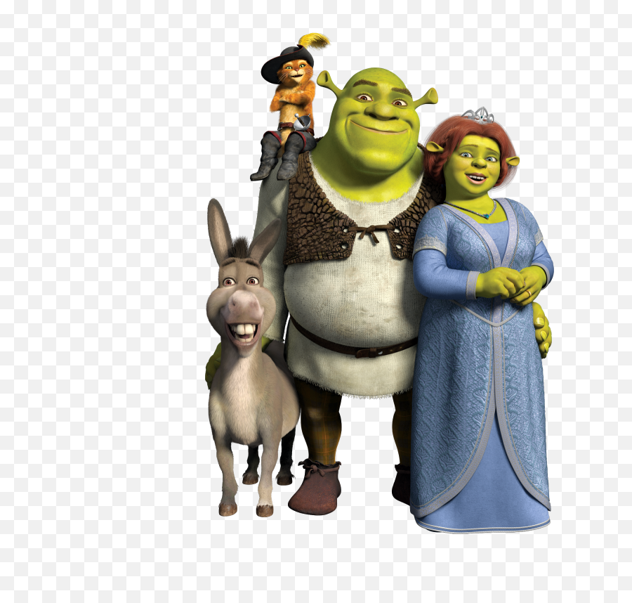 Shrek Papercraft Activities And Reader - Shrek And His Friends Png,Donkey Shrek Png