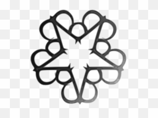 Black Veil Brides Star Logo - Clipart Necklace png