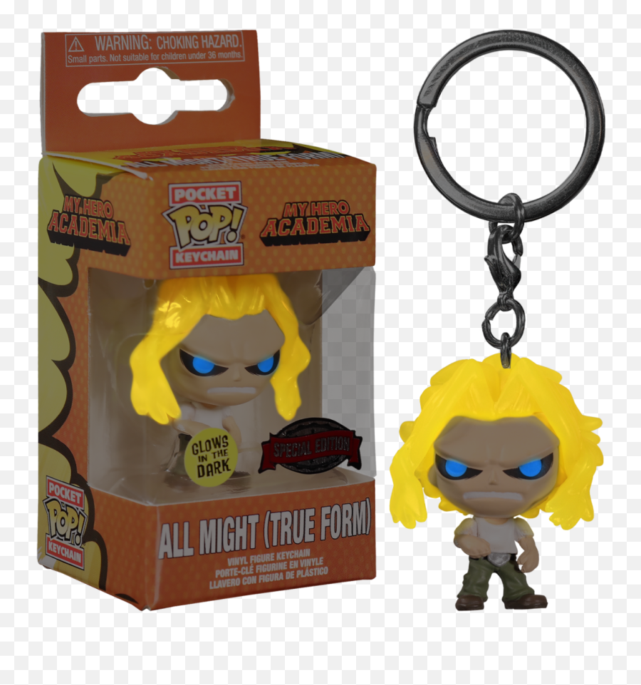 Funko Pocket Pop Keychain - All Might Weakened Glow In The Dark Mei Hatsume Funko Pop Png,All Might Transparent