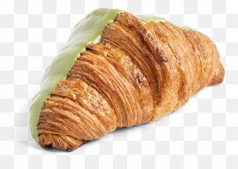 Download Hd Matcha Croissant U2010 4 - Danish Pastry Croissant Png,Pastry Png