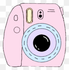 Polaroid Sticker - Pastel Camera Clipart Png Transparent