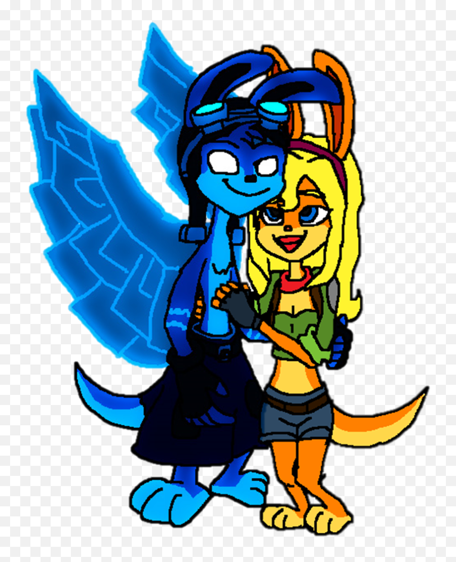 Light Daxter And Tess Dont Mess With - Tess And Daxter Kiss Png,Jak And Daxter Png