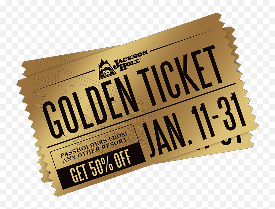Golden - Jackson Hole Png,Golden Ticket Png