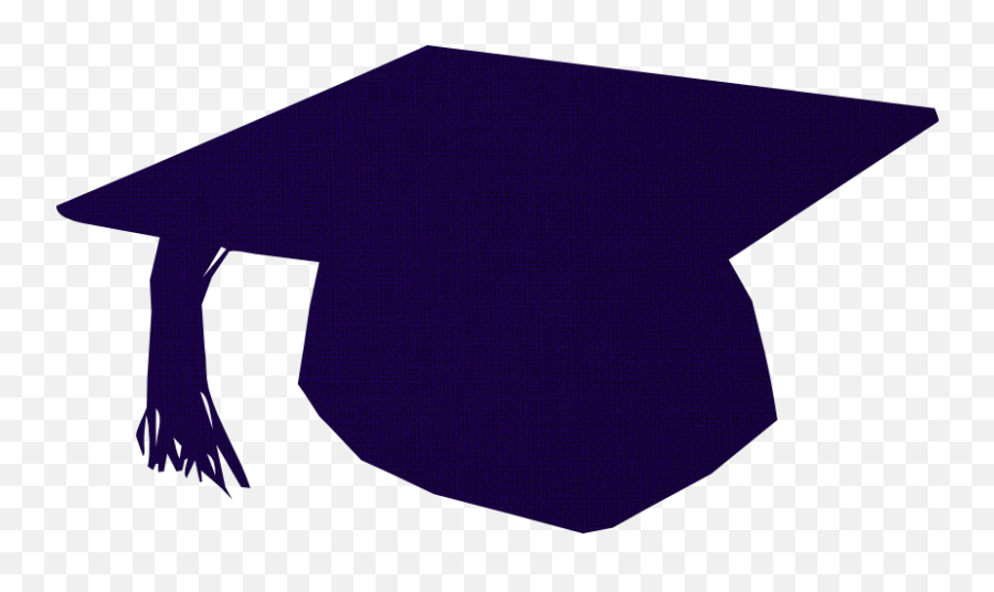 Dark Blue Graduation Cap Clipart Png - Transparent Background Navy Blue Graduation Cap Clipart,Blue Graduation Cap Png