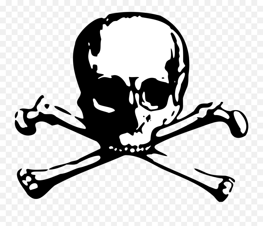 Skull And Bones Png - Skull And Crossbones Vector Free,Skull And Bones ...