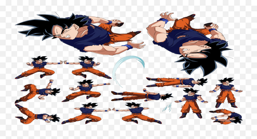 Goku Instinct - Dokkan Battle Goku Sprites Png,Goku Ultra Instinct Png