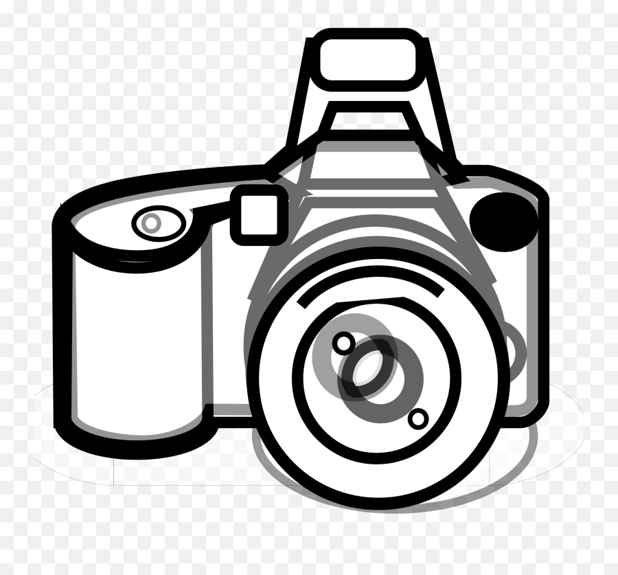Camera Clipart Png - Clipart Black And White,Photography Camera Logo Png