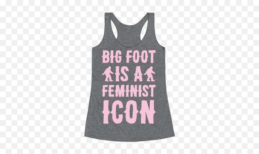 Bigfoot Is A Feminist Icon White Print - Golden Lotus Temple Png,Feminism Icon