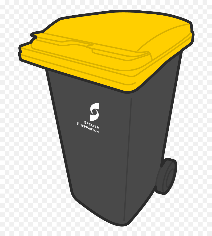 Recycle Bin Transparent Png - Blue Bin Yellow Lid,Recycle Transparent