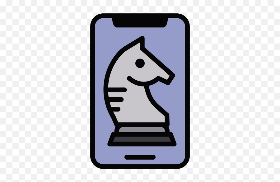 Free Chess App Icon Of Colored Outline Style - Available In Dot Png,Chess Horse Icon