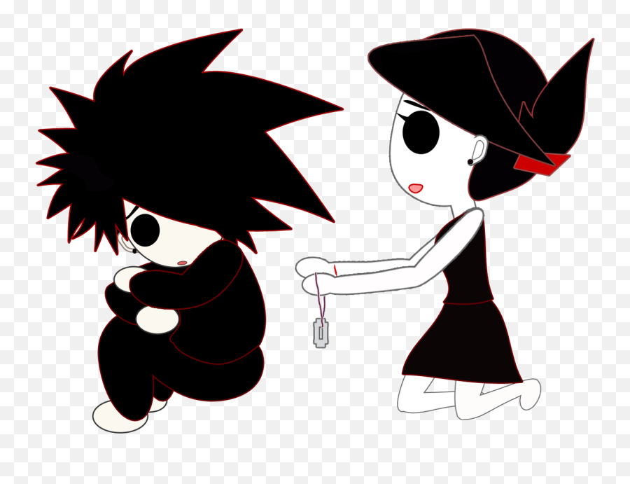 Emo Couple Png 