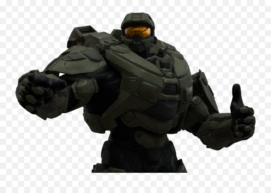 Master Beef Gives You A Thumbs Up Halo - Master Chief Png,Thumbs Up Transparent