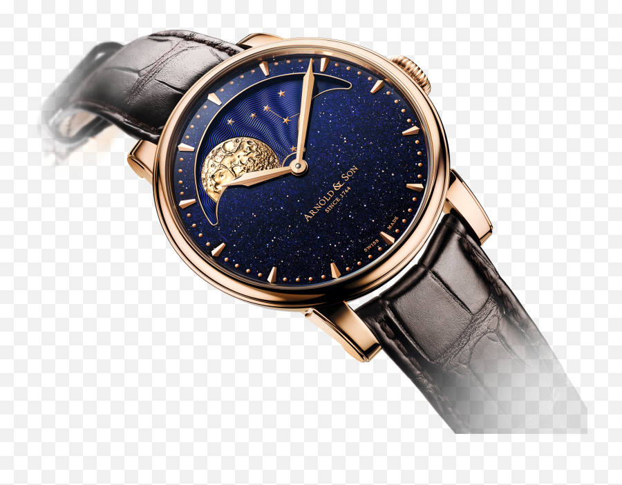 Baselworld 2019 Arnold U0026 Son Hm Perpetual Moon Aventurine - Moon And Stars Watch Png,Style Icon Arnold