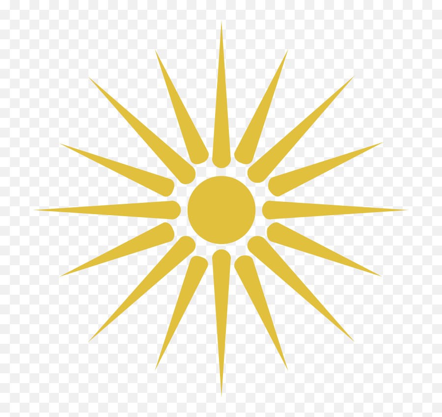 Filevergina Sunsvg - Wikimedia Commons Vergina Sun Svg Png,Sun Transparent