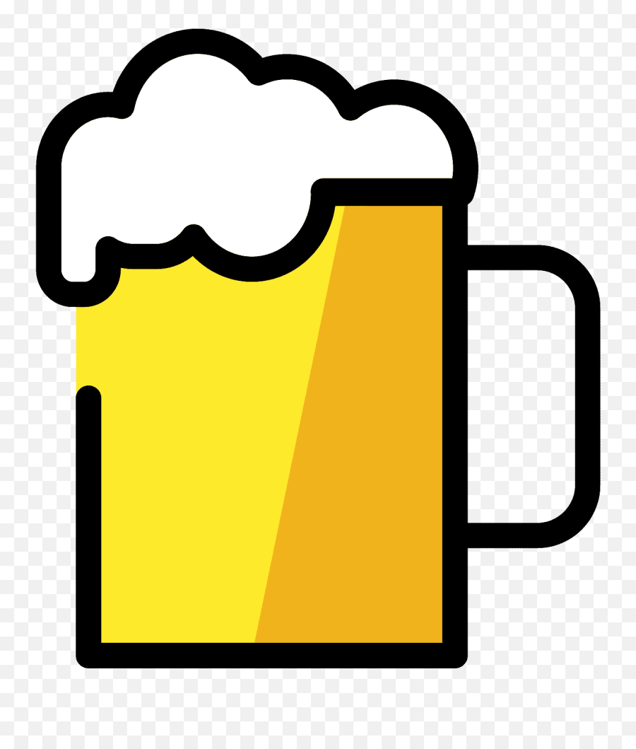 Beer Mug Emoji Png Glass Icon