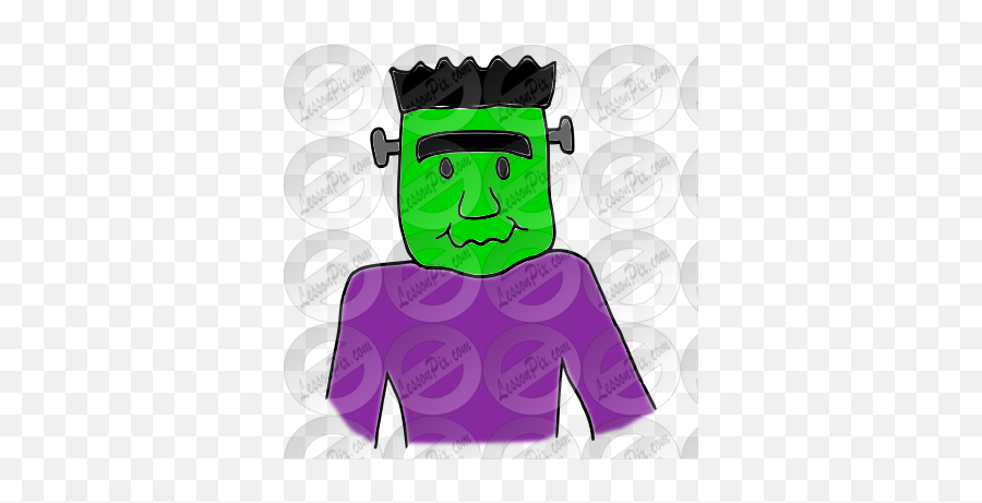 Frankenstein Picture For Classroom Therapy Use - Great Fictional Character Png,Monster Head Icon
