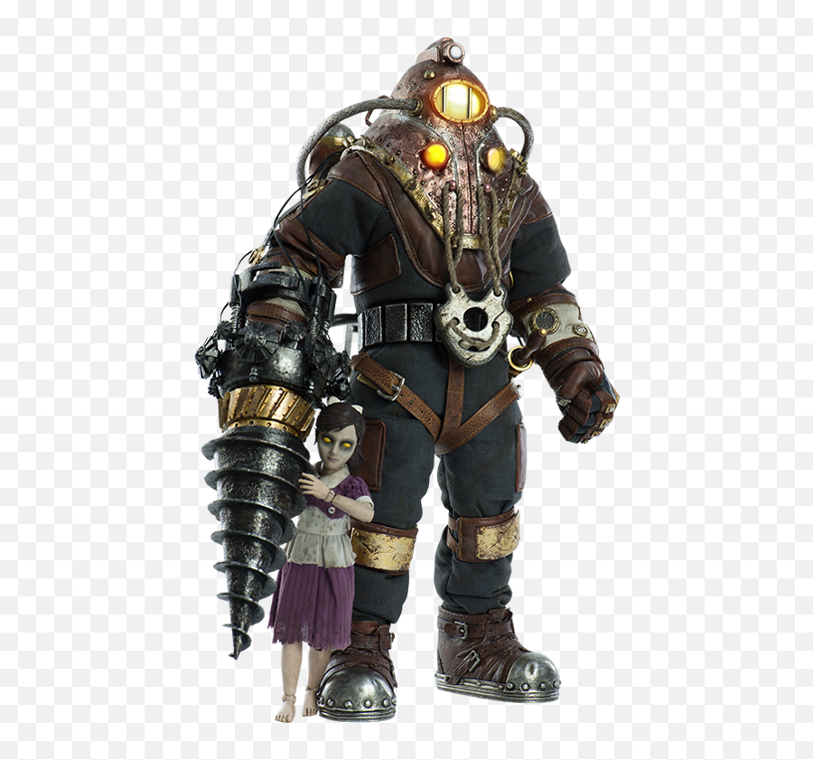 Bioshock Subject Delta And Little Sister Sixth Scale Figure - Bioshock Little Sister Subject Delta Png,Bioshock Png